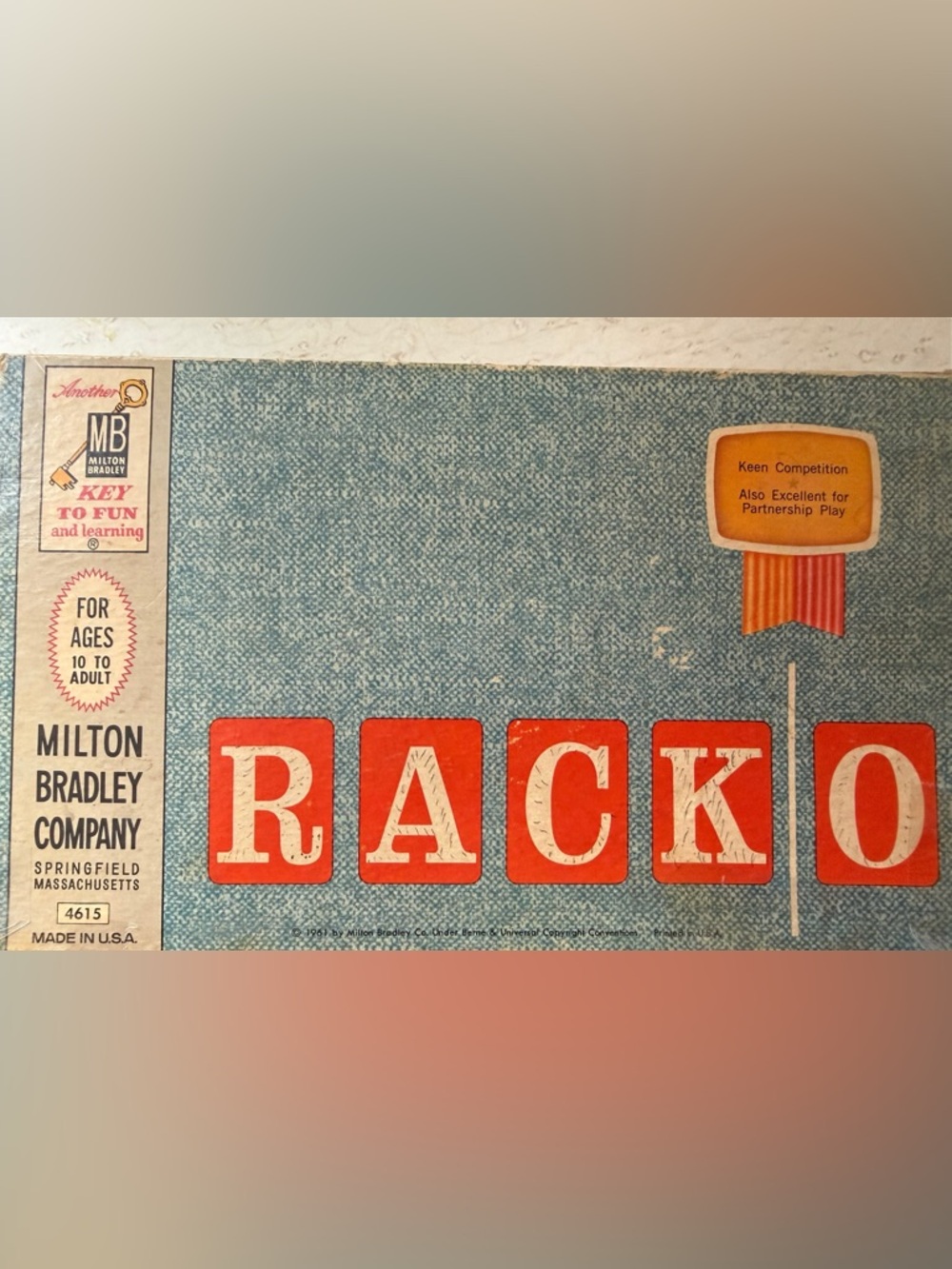 🎲 Vintage 1961 Rack-O Game by Milton Bradley – Complete Set Classic Card Game